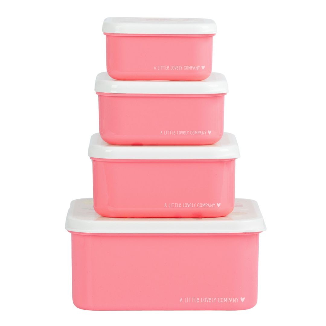 A little lovely company - Σετ 4 δοχεία φαγητού Lunch & Snack Box Ice-cream - Image 3