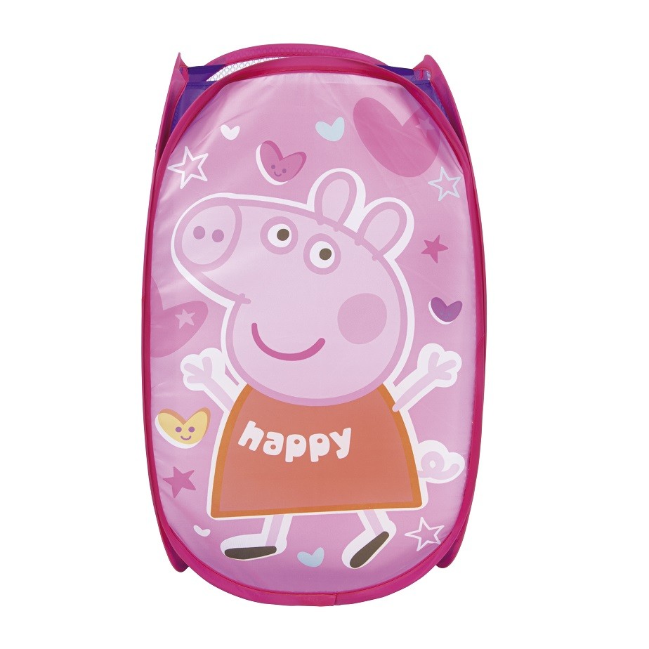 Arditex - Παιδικό καλάθι αποθήκευσης Pop Up Peppa Pig Happy