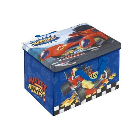 Arditex - 2 σε 1 Παιδικό υφασμάτινο κουτί και χαλάκι Mickey Roadster Racers - Image 4