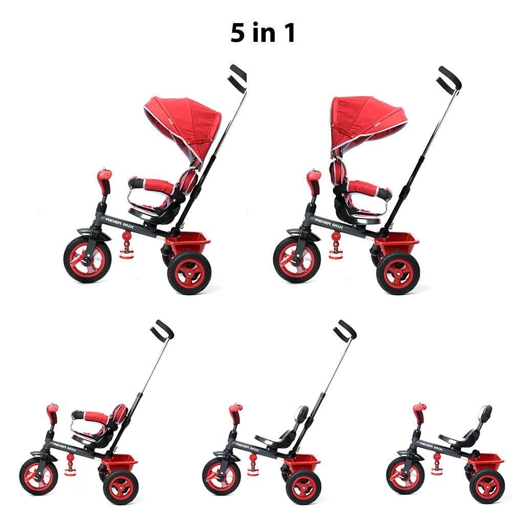 Baby Mix - Τρίκυκλο Ποδήλατο Rider Mix 360 Μαύρο (18+ μηνών) - Image 2