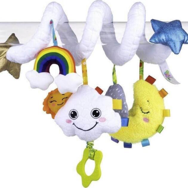 Bali Bazoo - Λούτρινο Σπιράλ με Παιχνίδια & Μασητικό Cloud