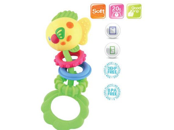 Bo Jungle - Κουδουνίστρα / Μασητικό Οδοντοφυΐας Fish