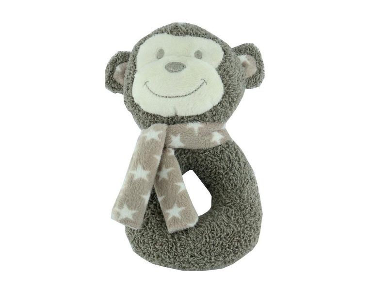 Bo Jungle - Λούτρινη κουδουνίστρα με λαβή Tambo the Monkey