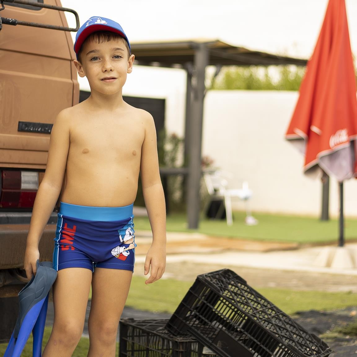 Cerda - Παιδικό μαγιό μπόξερ Sonic Μπλε - Image 5