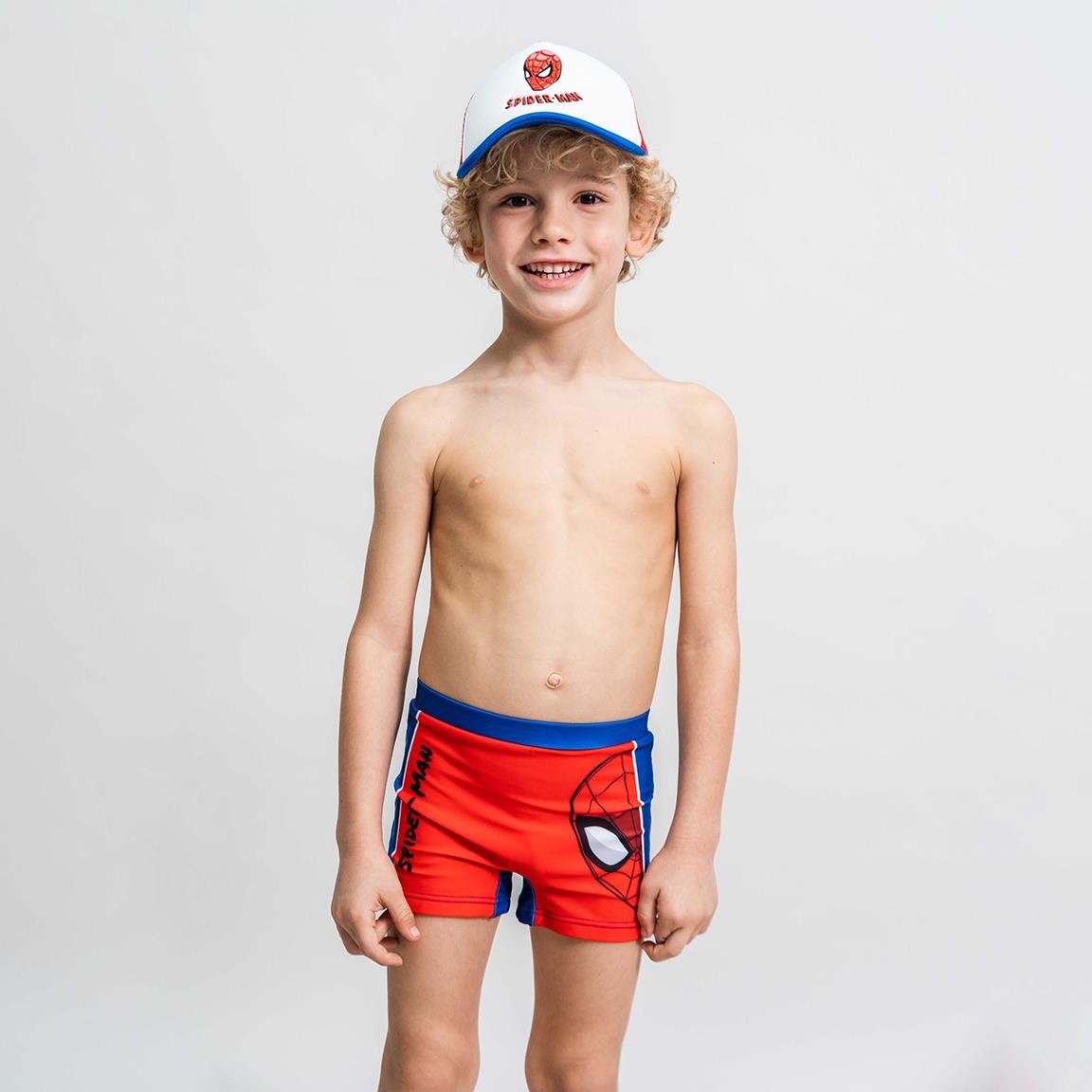 Cerda - Παιδικό μαγιό μπόξερ Spiderman Κόκκινο Μπλε - Image 3
