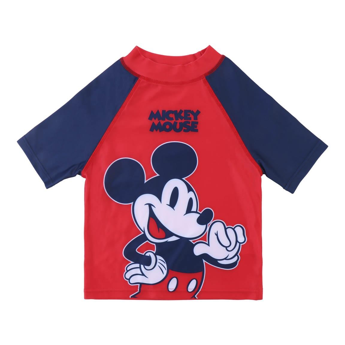 Cerda - Παιδικό μαγιό μπλούζα UV Mickey Mouse κόκκινο