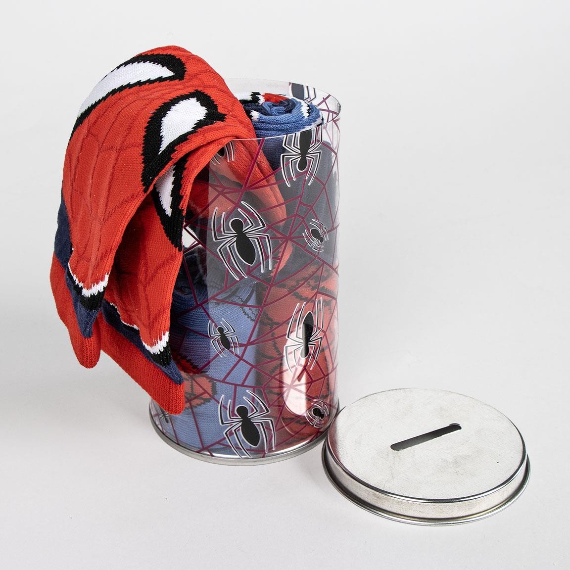 Cerda - Σετ παιδικές κάλτσες Spiderman σε κουτί κουμπαρά (4 τεμ)