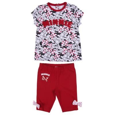 Cerda - Σετ Minnie μπλούζα και βερμούδα κόκκινο γκρι (2 τεμ) - Image 11