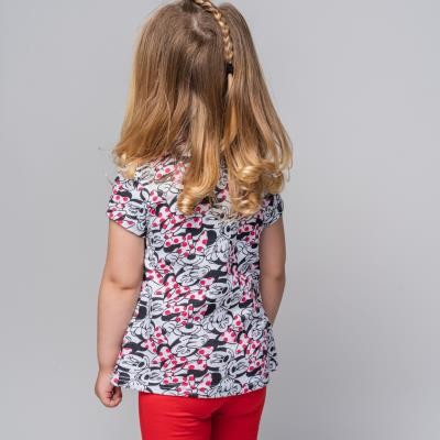 Cerda - Σετ Minnie μπλούζα και βερμούδα κόκκινο γκρι (2 τεμ) - Image 5