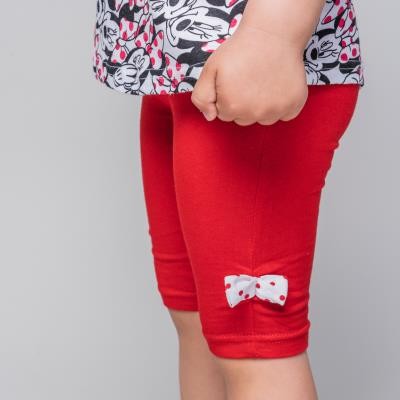 Cerda - Σετ Minnie μπλούζα και βερμούδα κόκκινο γκρι (2 τεμ) - Image 6