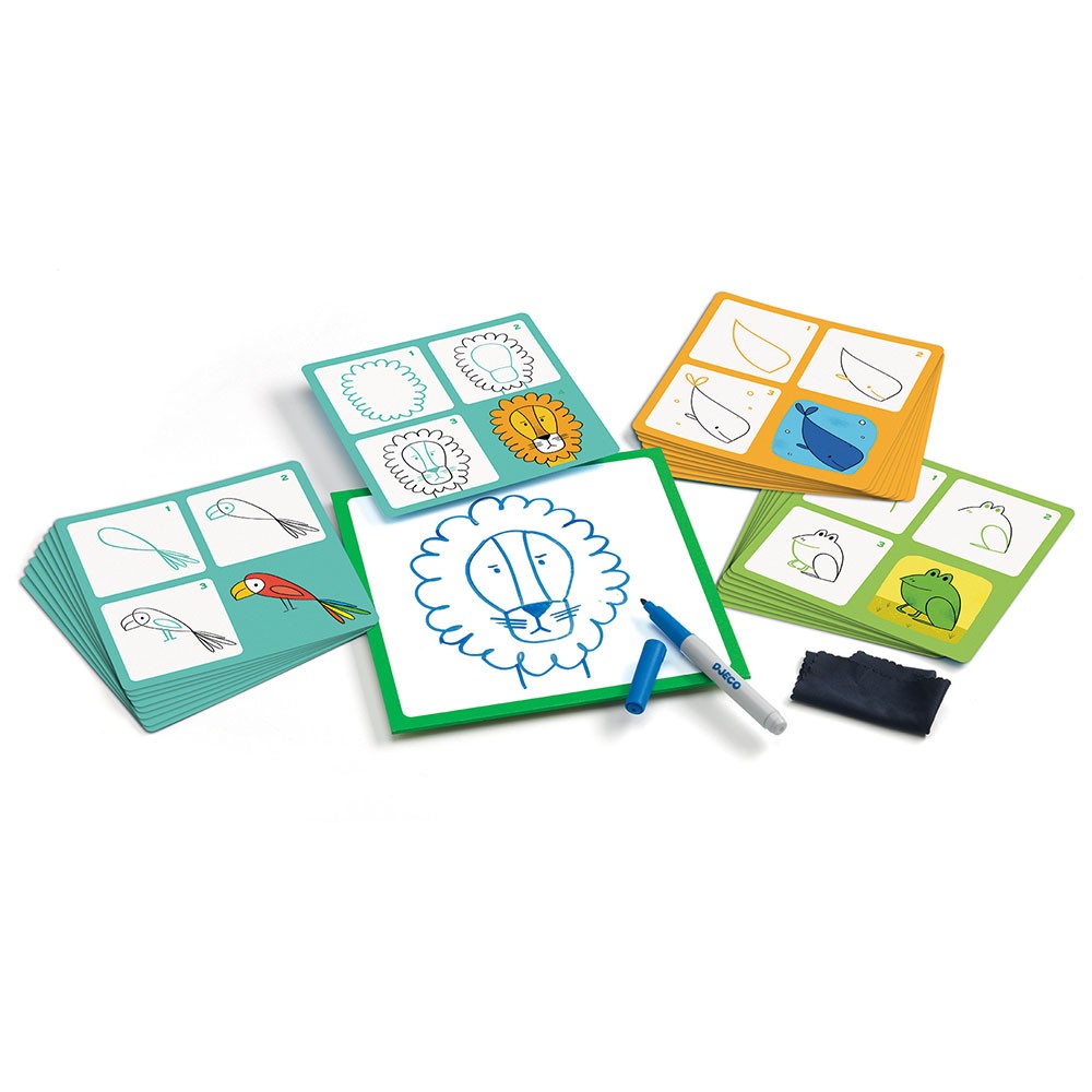 Djeco - Ζωγραφική βήμα-βήμα Ζωάκια - Image 2