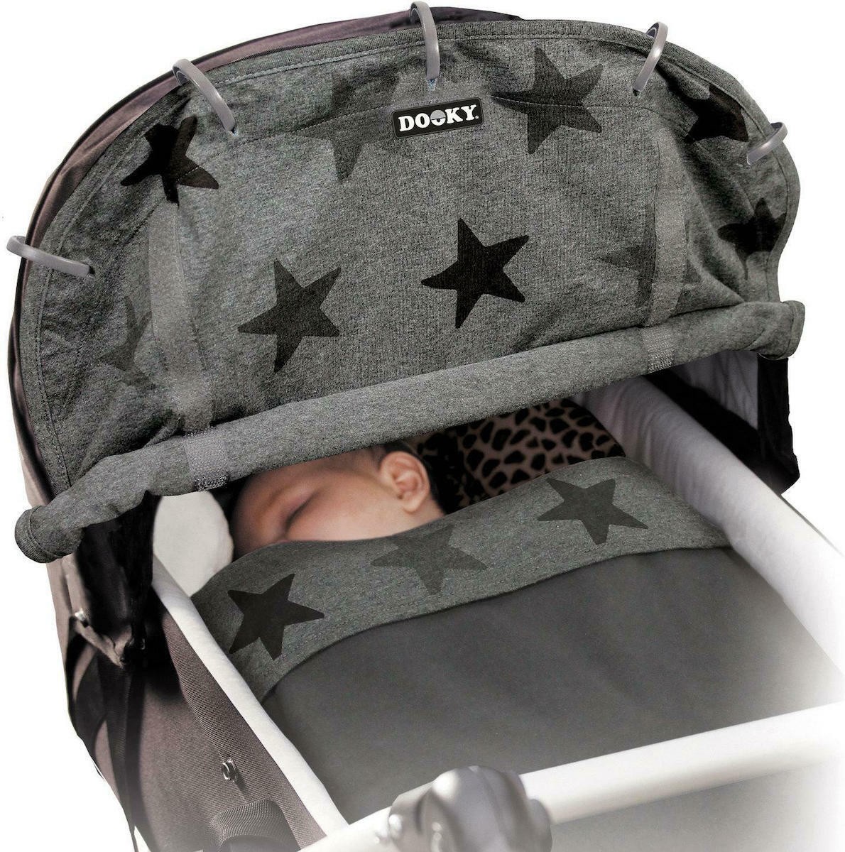 Dooky - Ηλιοπροστασία με UPF40+ Προστασία Grey Stars