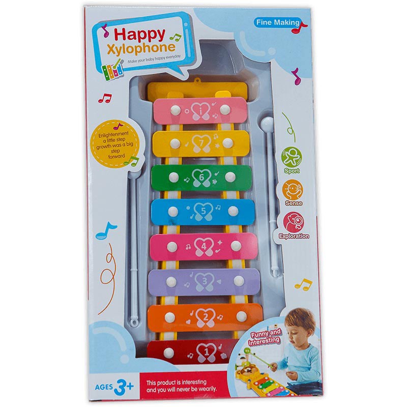 Gounaridis - Μεταλλόφωνο 8 νότες 2 χρώματα 36εκ