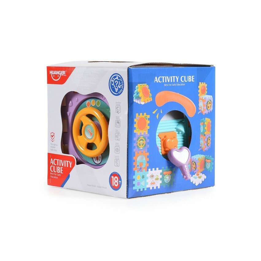 Huanger - Κύβος Δραστηριοτήτων Activity Cube HE0530 - Image 4