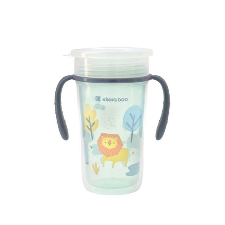 Kikka Boo - Εκπαιδευτικό κύπελλο Sippy cup 360° Lion