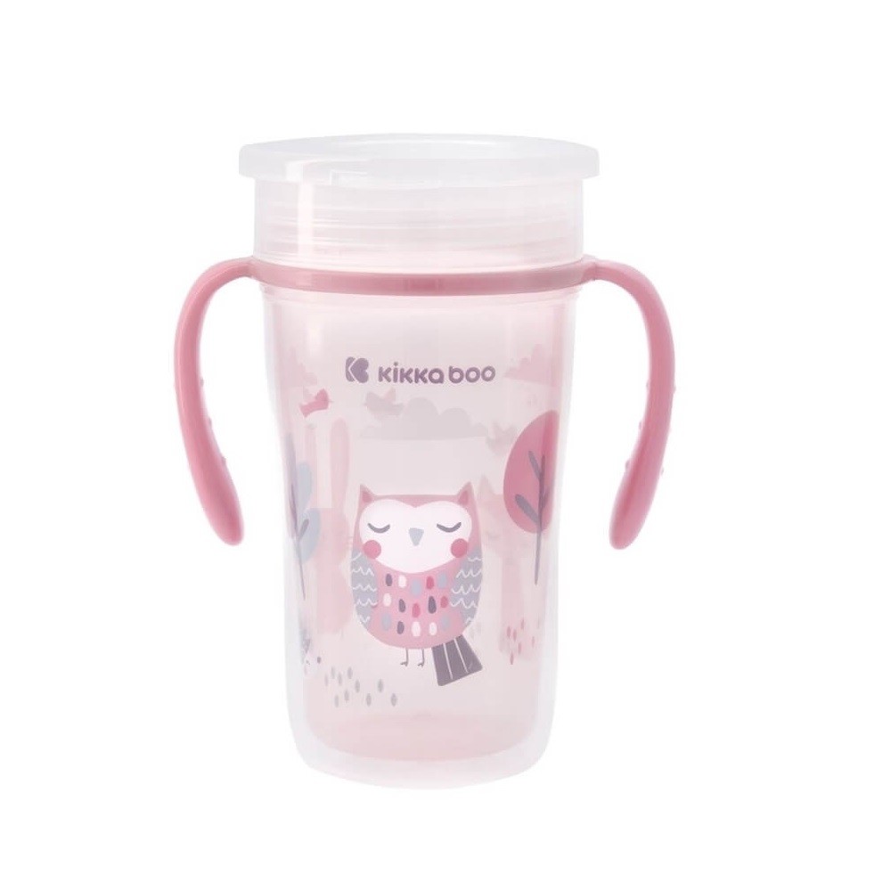 Kikka Boo - Εκπαιδευτικό κύπελλο Sippy cup 360° Owl