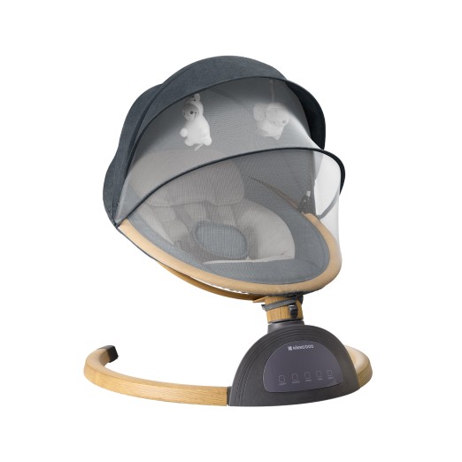 Kikka Boo - Ηλεκτρικό Ρηλάξ Μωρού Side-to-Side Ashlee Dark Grey
