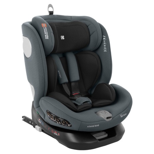 Kikka Boo - Κάθισμα Αυτοκινήτου Isofix i-Size 40-150cm i-Moove 360 Dark Grey