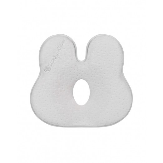 Kikka Boo - Μαξιλάρι Πλαγιοκεφαλίας Εργονομικό Bunny Memory Foam Velvet Grey