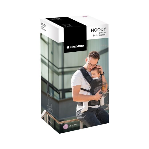 Kikka Boo - Μάρσιπος Hoody Fly Κnit Black - Image 3