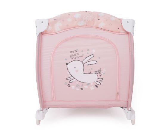 Kikka Boo - Παρκοκρέβατο 2 επιπέδων Dolce Sonno Pink Rabbits - Image 6