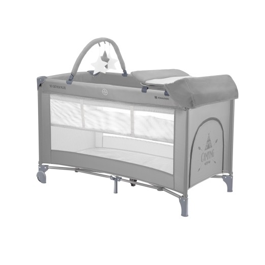 Kikka Boo - Παρκοκρέβατο 2 επιπέδων So Gifted PLUS Grey