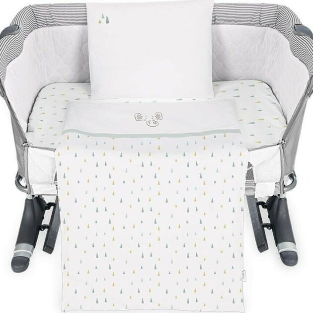 Kikka Boo - Προίκα μωρού για λίκνο σετ Elephant Time 5τμχ