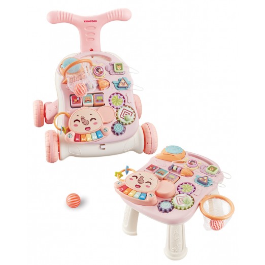 Kikka Boo - Στράτα Τραπεζάκι Δραστηριοτήτων 2 σε 1 Play & Grow Pink