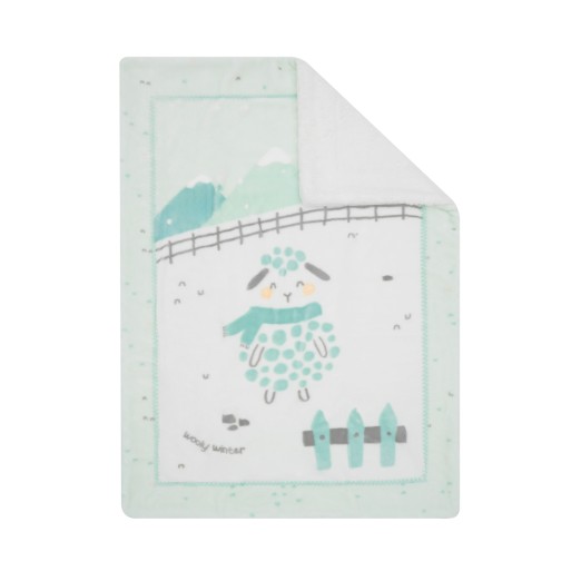 Kikka Boo - Βρεφική κουβέρτα Sherpa Super Soft Sleepy Sheep 80/110