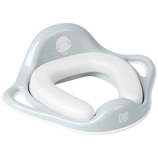 Kikka Boo - Παιδικό εκπαιδευτικό κάθισμα τουαλέτας Soft Pad Hippo Blue