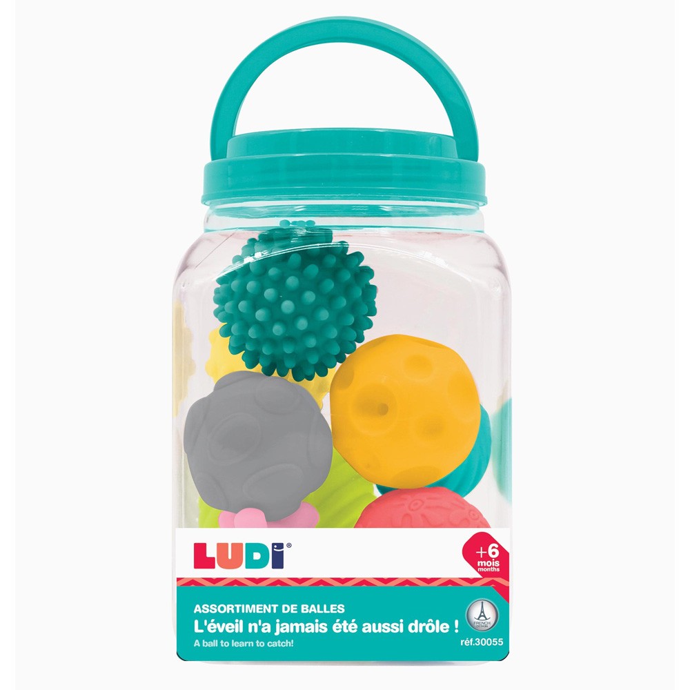 Ludi - Σετ 8 τεμάχια μπάλες αισθήσεων παιχνιδιού