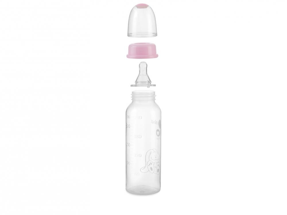 Lulabi - Μπιμπερό Lulabi 240ml ροζ (4+ μηνών) - Image 3