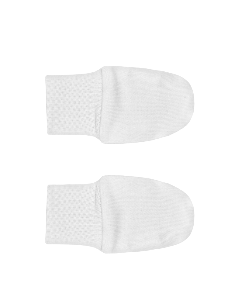 Nanaf Organic - Βρεφικά γάντια λευκά Basic