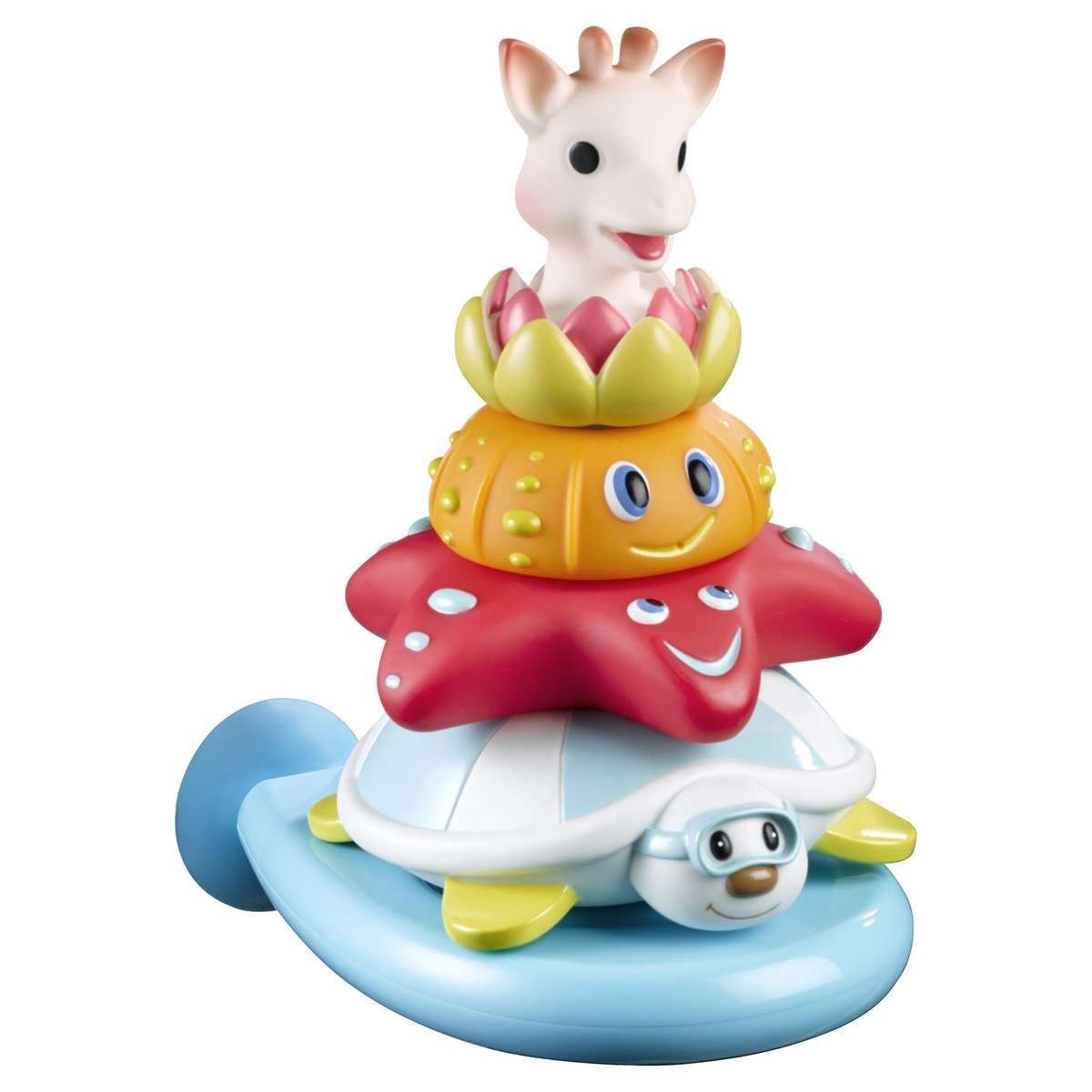 Σόφι η καμηλοπάρδαλη - Πυραμίδα παιχνίδι μπάνιου Splash & Surf Pyramid