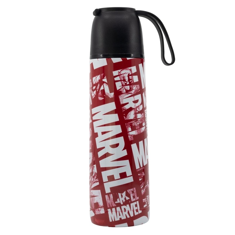 Stor - Ανοξείδωτο Παγούρι Θερμός Marvel Avengers 495ml Κόκκινο Μαύρο