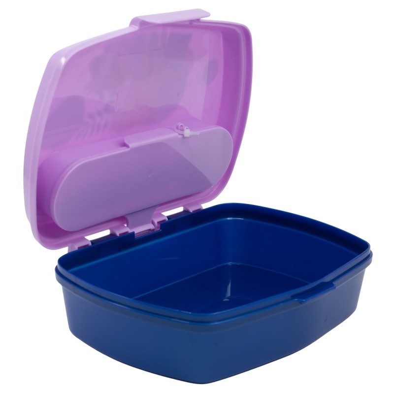 Stor - Παιδικό σετ δοχείο φαγητού με κουτάλι και πιρούνι Frozen - Image 3