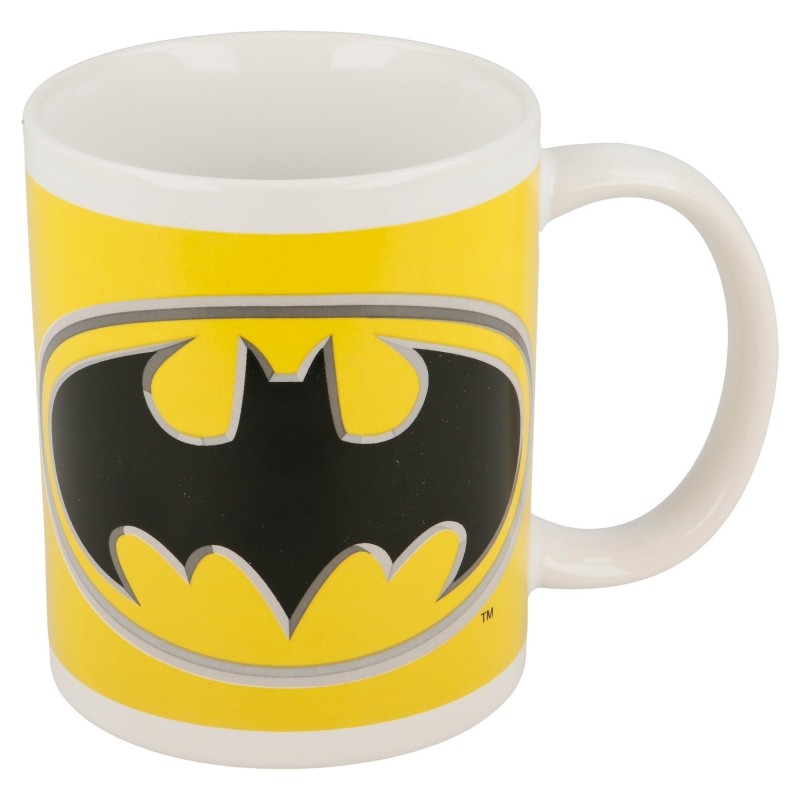 Stor - Gift Box Κούπα Batman Κεραμική 325ml κίτρινο μαύρο - Image 2