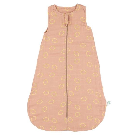 Trixie - Καλοκαιρινός υπνόσακος μουσελίνας 87εκ Lemon Squash 100% οργανικό βαμβάκι (6-15 μηνών)