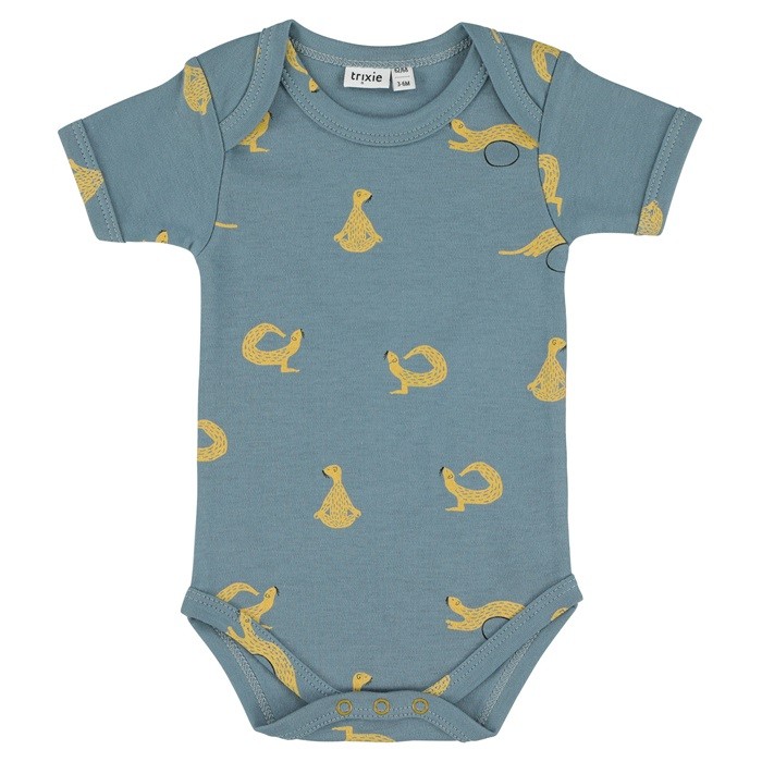 Trixie - Βρεφικό κορμάκι κοντομάνικο Whippy Weasel 100% οργανικό βαμβάκι