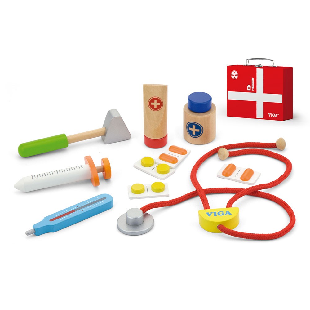 Viga - Βαλιτσάκι Γιατρού με Ξύλινα Εργαλεία