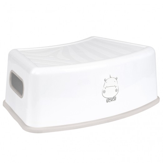 Kikka Boo - Αντιολισθητικό Βοηθητικό Σκαλοπάτι Μπάνιου Hippo Beige