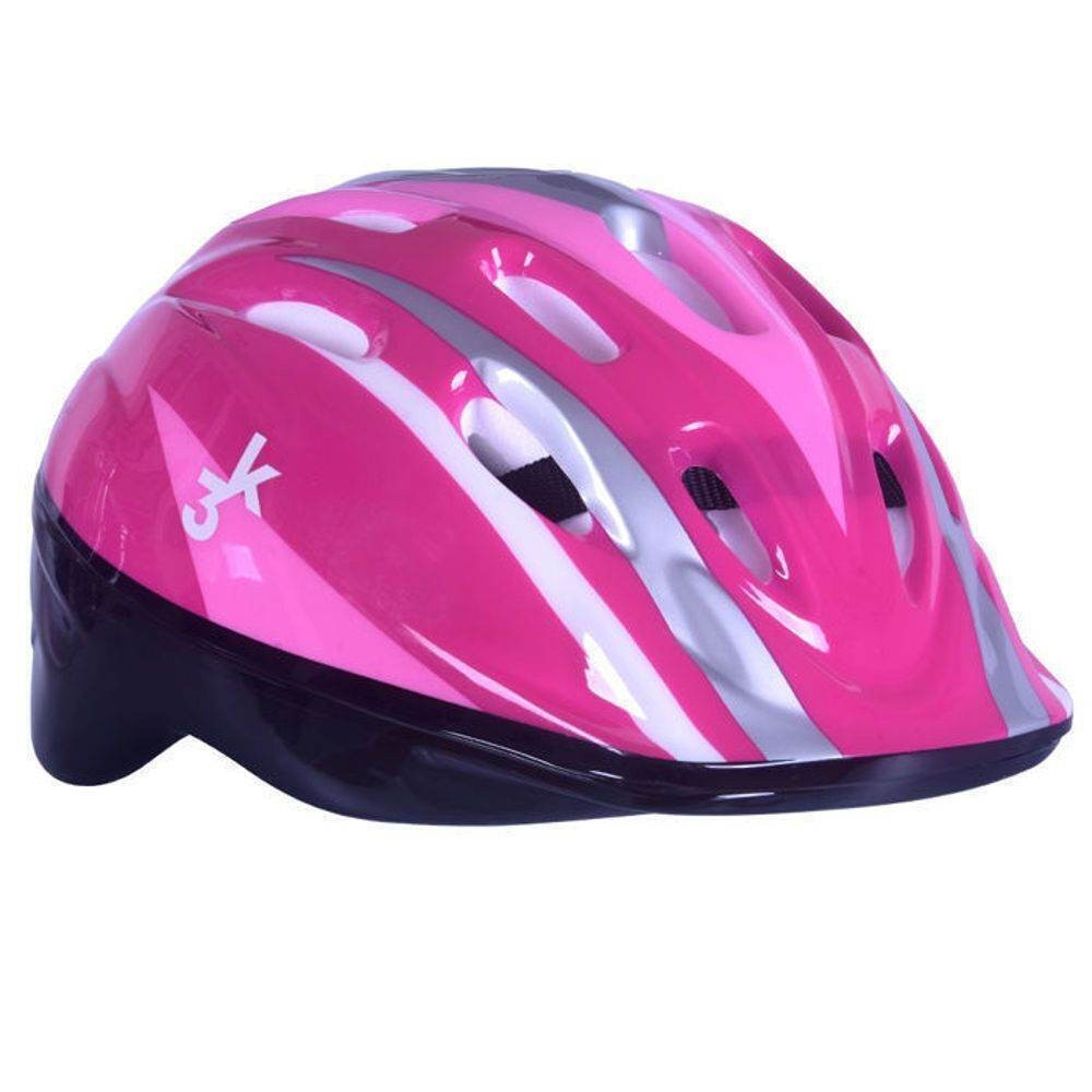 Αθλοπαιδιά - 3Κ Παιδικό Κράνος Αυξομειούμενο Φούξια 49-54εκ