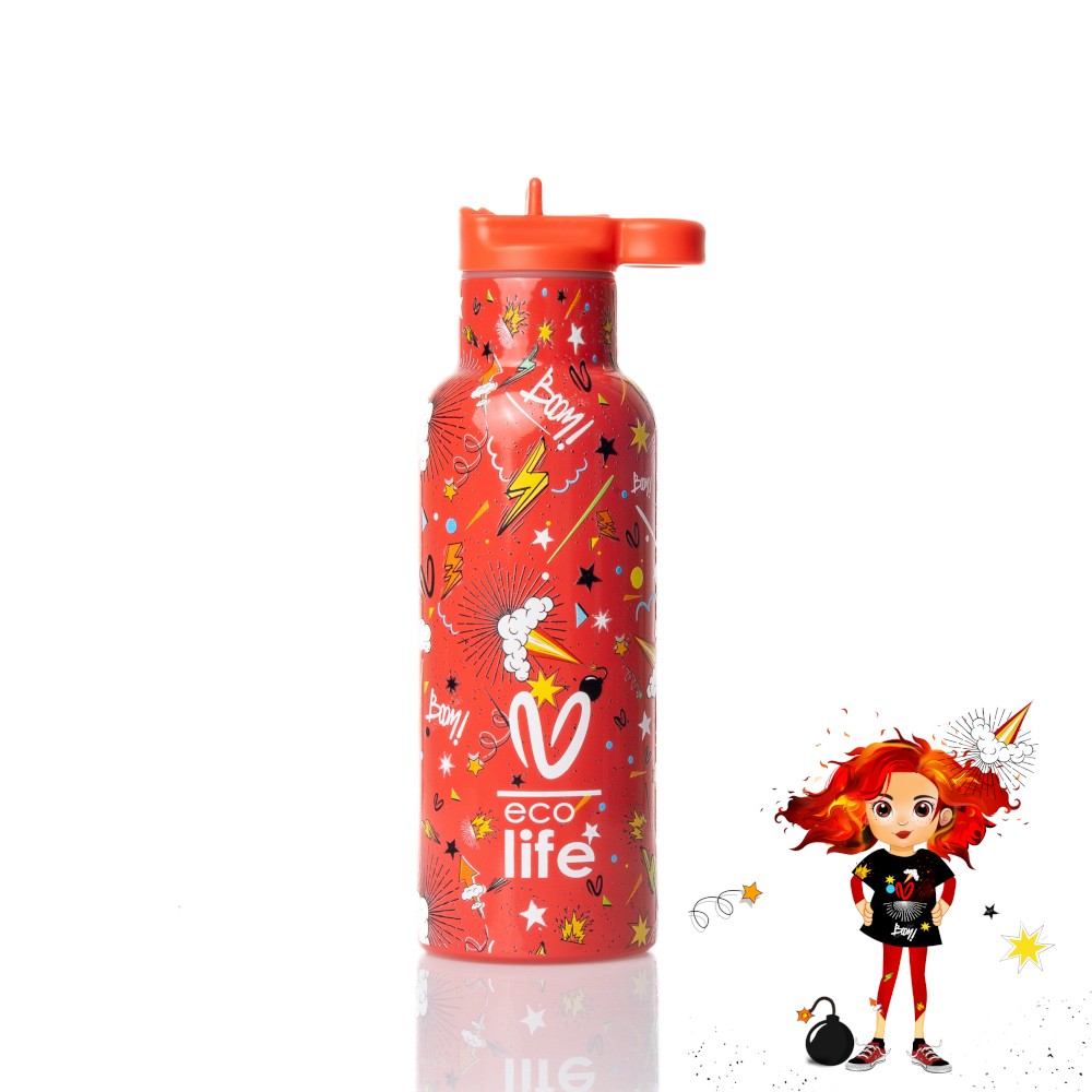 Ecolife - Ανοξείδωτο Παγούρι Θερμός X Vasiliki Spitha 500ml