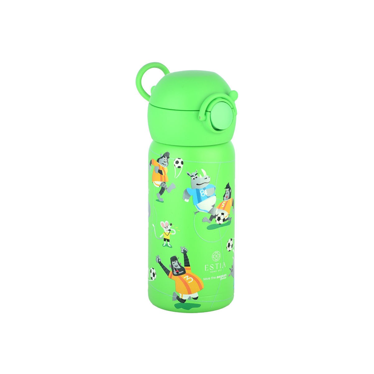 Estia - Παιδικό Παγούρι Θερμός Ανοξείδωτο Wonder Bottle Jungle Kick 350ml - Image 2