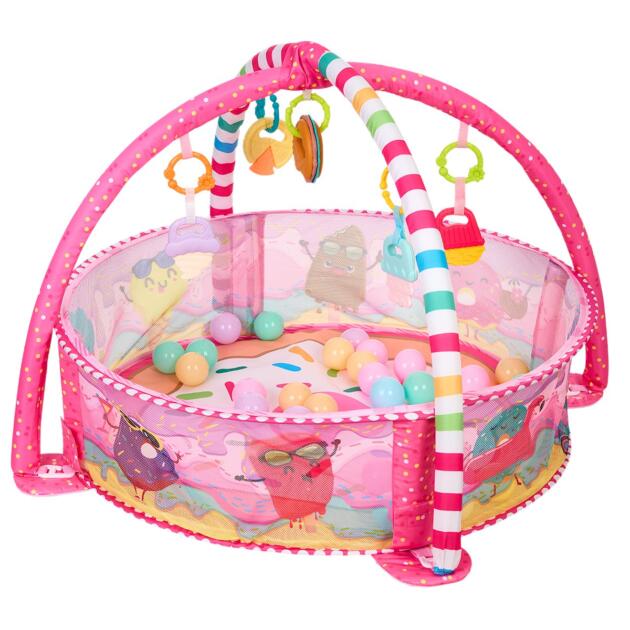 Kikka Boo - Βρεφικό Γυμναστήριο Δραστηριοτήτων Marshmallow με 30 Μπάλες