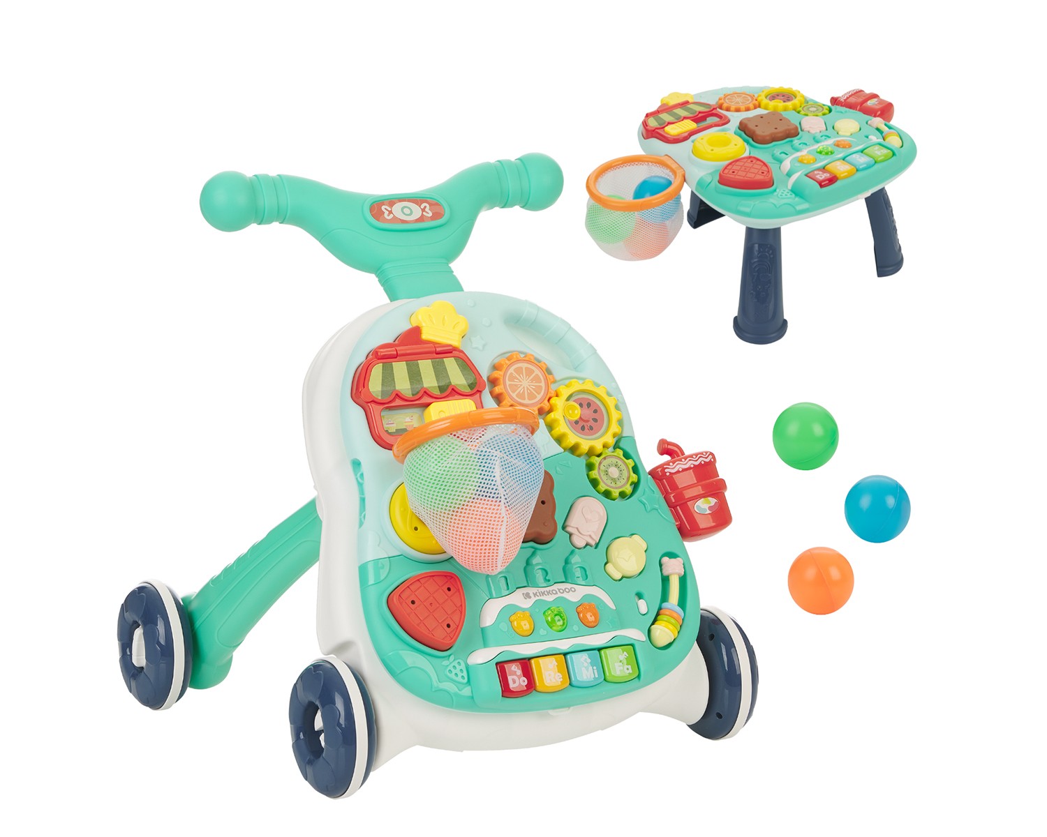 Kikka Boo - Στράτα Τραπεζάκι Δραστηριοτήτων 2 σε 1 Candy Party Mint - Image 2