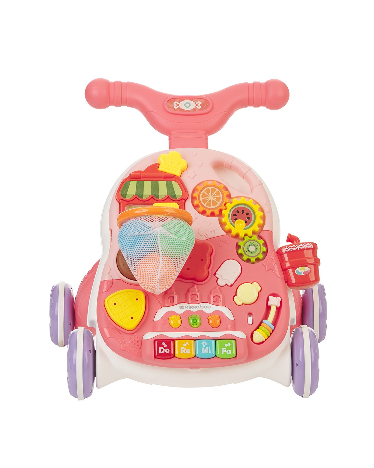 Kikka Boo - Στράτα Τραπεζάκι Δραστηριοτήτων 2 σε 1 Candy Party Pink - Image 3