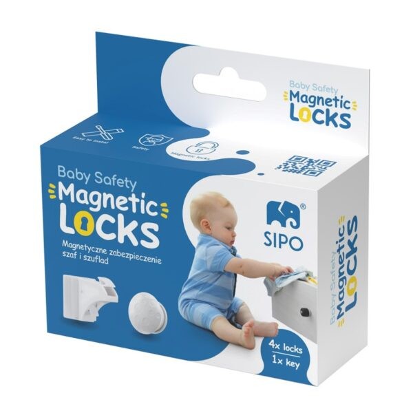 Sipo - Μαγνητική Ασφάλεια Συρταριών/Ντουλαπιών 4τμχ