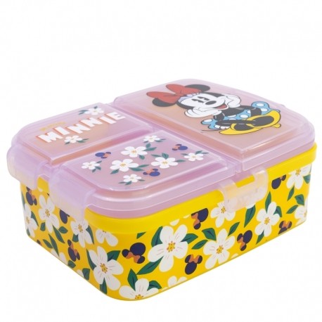 Stor - Παιδικό δοχείο φαγητού με χωρίσματα XL Minnie Sunshine
