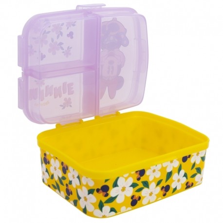 Stor - Παιδικό δοχείο φαγητού με χωρίσματα XL Minnie Sunshine - Image 4